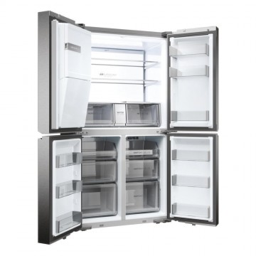 Haier Ψυγείο Ντουλάπα 601lt Total NoFrost Υ177.5xΠ90.8xΒ75εκ. Inox HCR7918EIMP